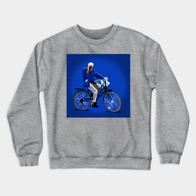 Bill Cunningham Crewneck Sweatshirt by nicholashugginsdesign